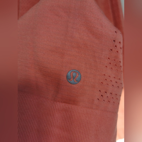 Lululemon Breeze By Long Sleeve *SquadLight Coral / Light Coral size 10 - Picture 10 of 12
